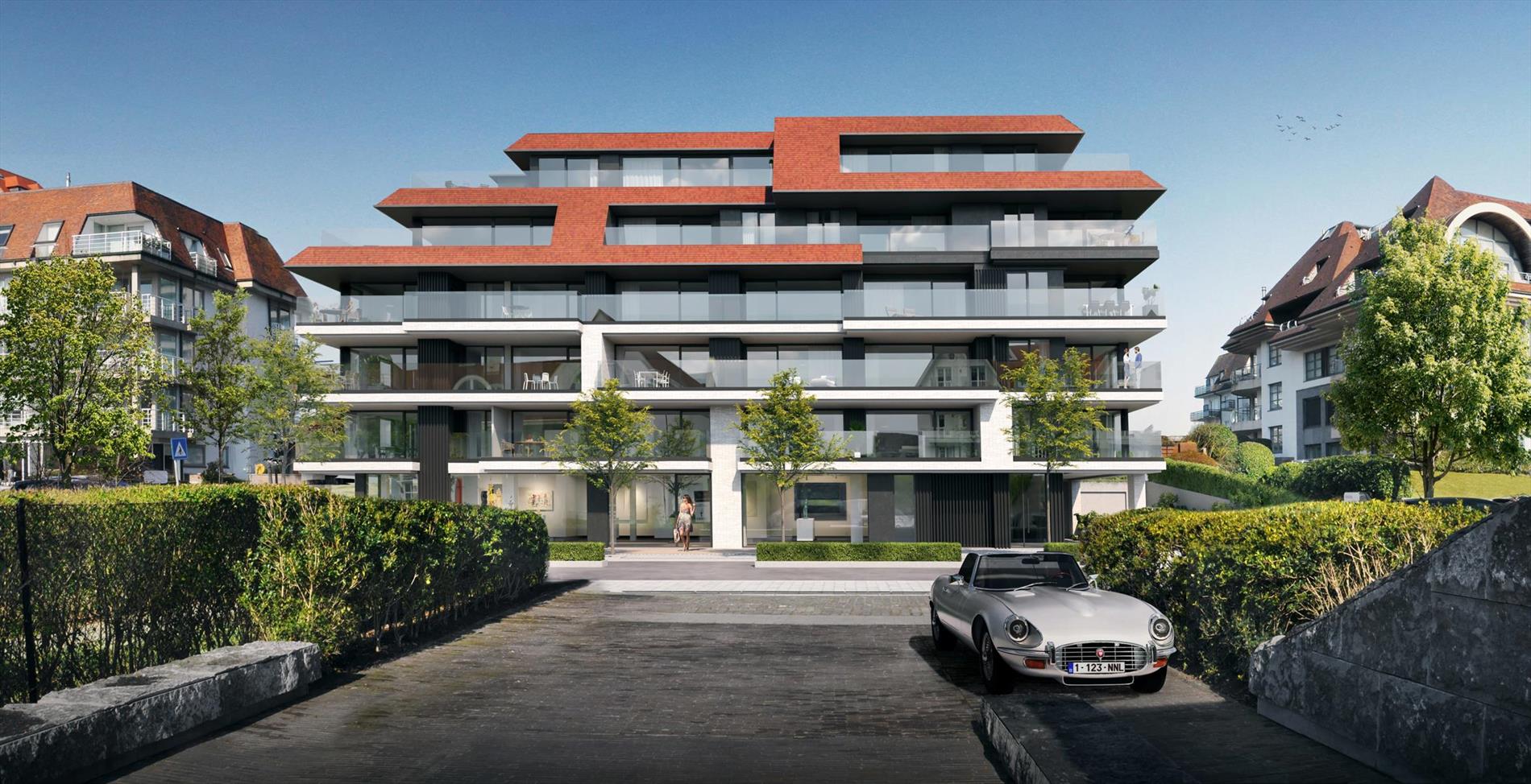 Zeer breed/dubbel en zuid gericht appartement met grote zonneterrassen en een tuin van 124m² foto 1