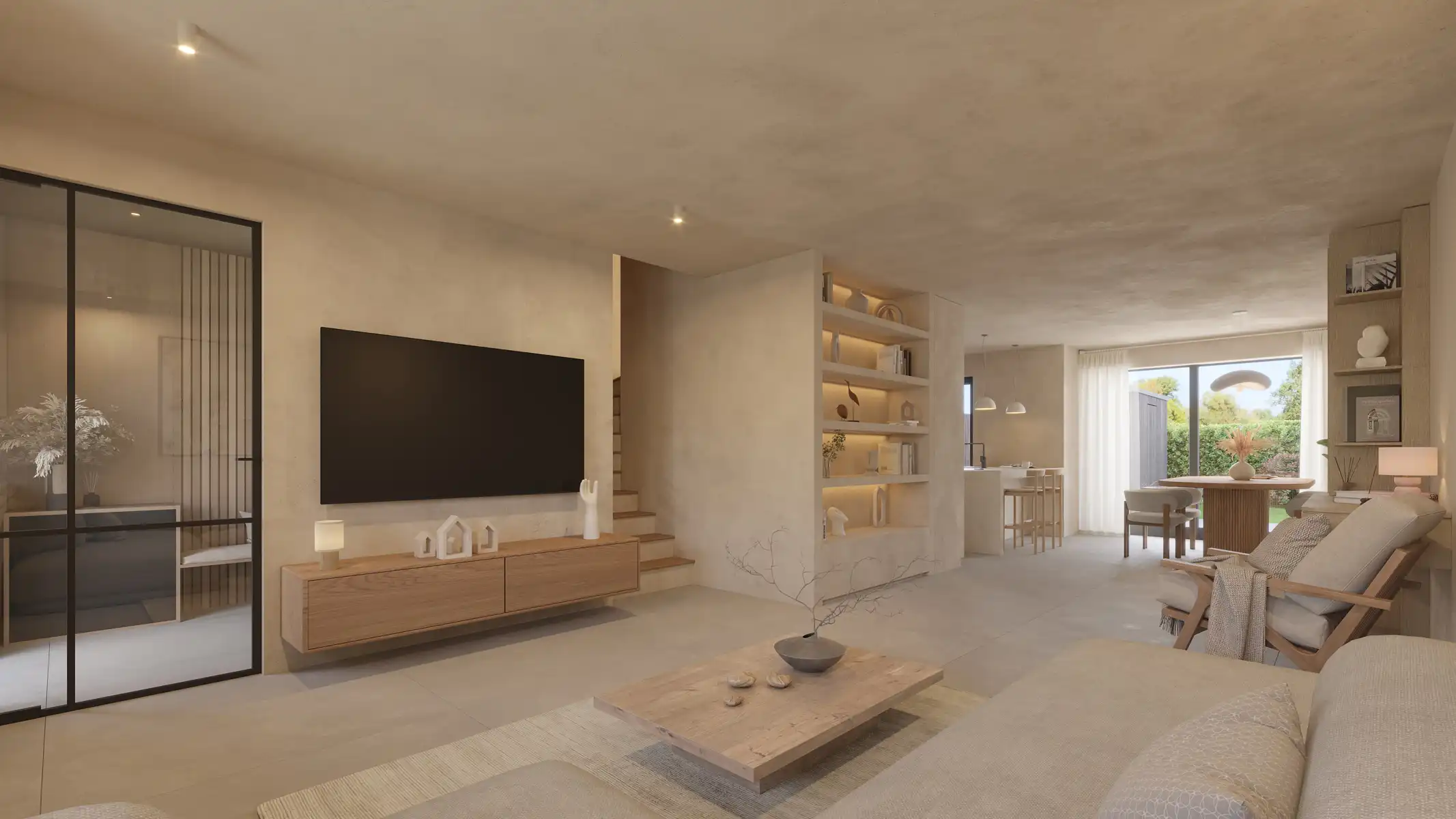 Landelijke, halfopen woning foto 2