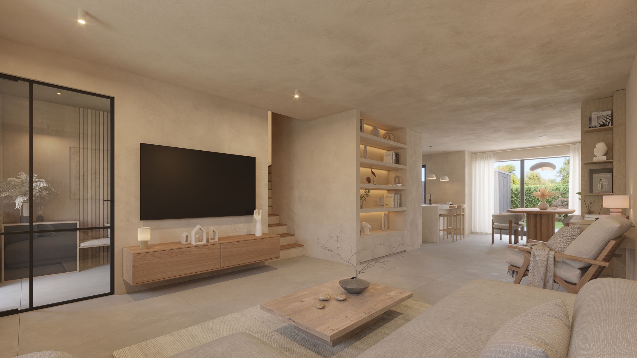 Landelijke, halfopen woning foto 2