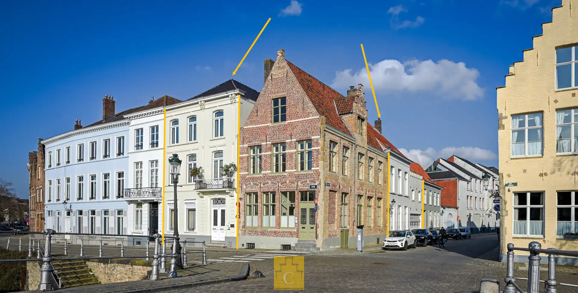 Hoofdfoto van de publicatie: Stadsparel aan de Potterierei, dubbele garage en tuin