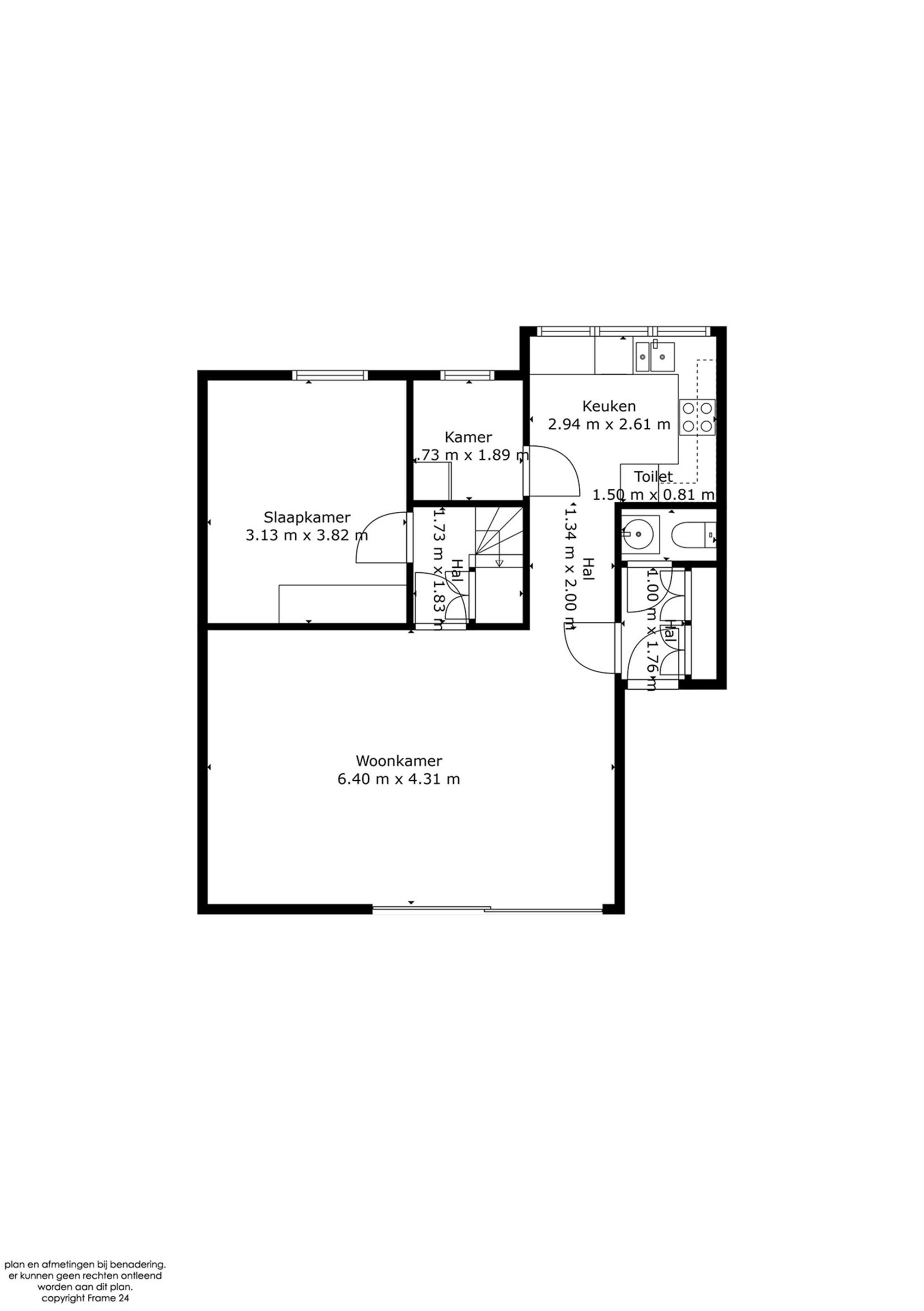Duplex appartement met 2 slpks en ruim terras te Putte  foto 13