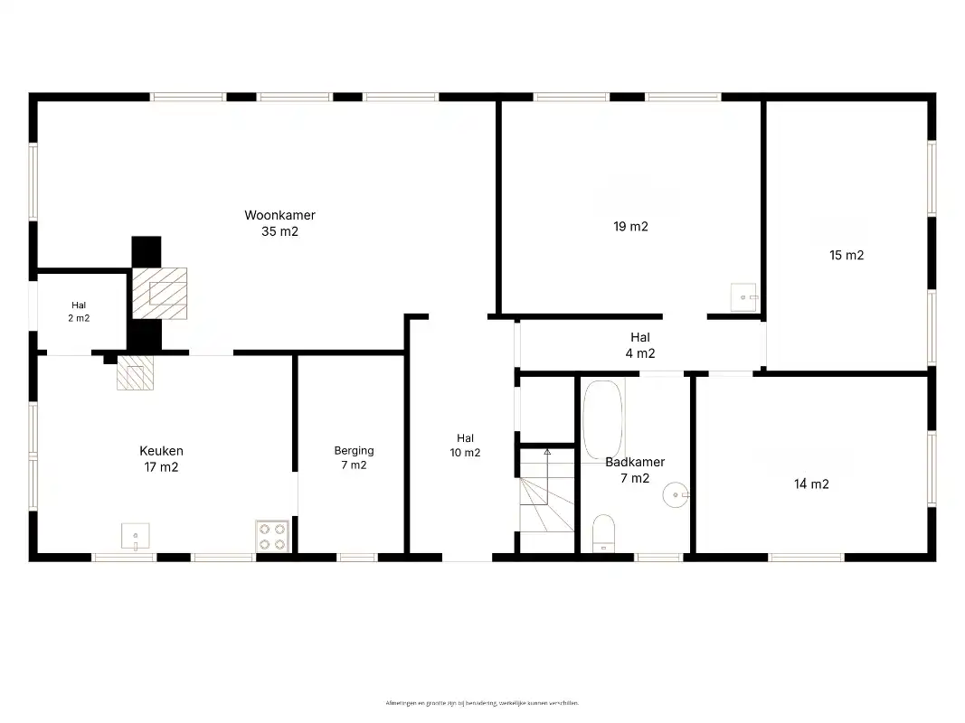 Open bebouwing met ruime tuin en uitzicht op groen foto 26
