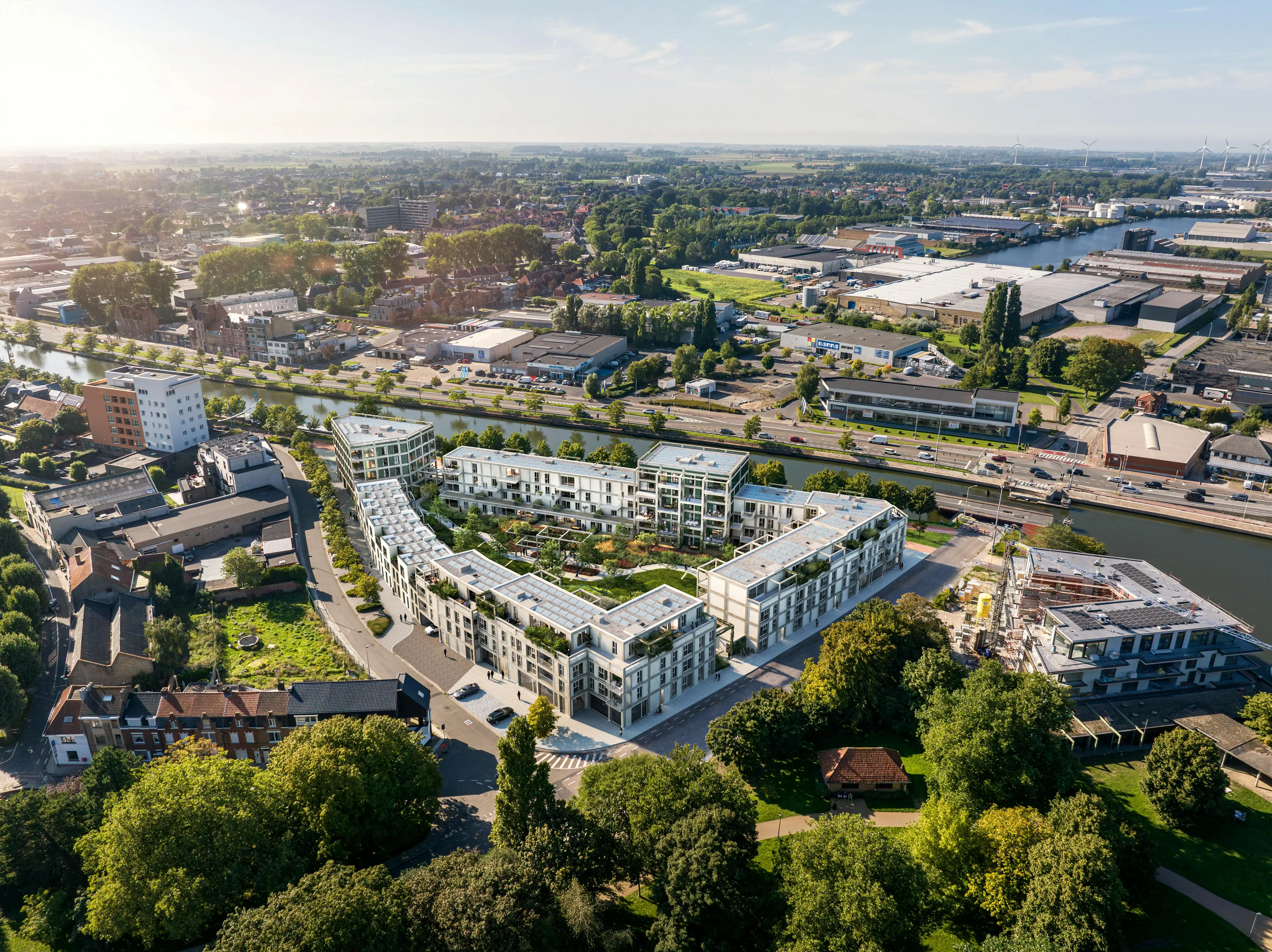 NIeuwbouwproject Kolenkaai te Brugge foto {{pictureIndex}}