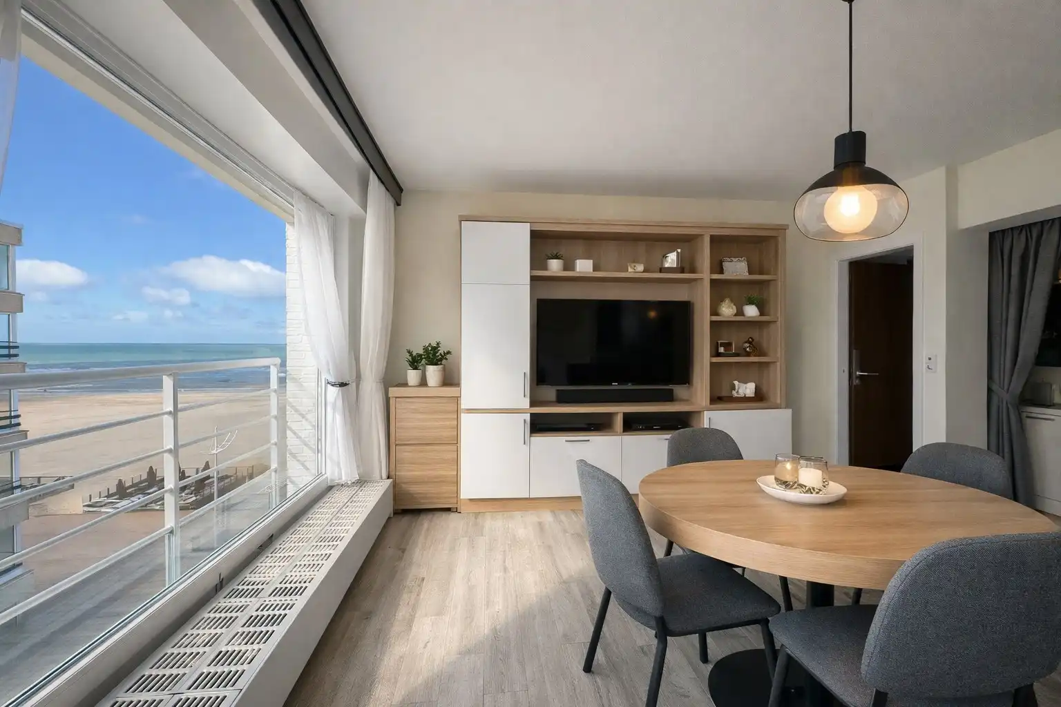 Appartement met zeezicht - 1 slaapkamer - op topligging  foto 2