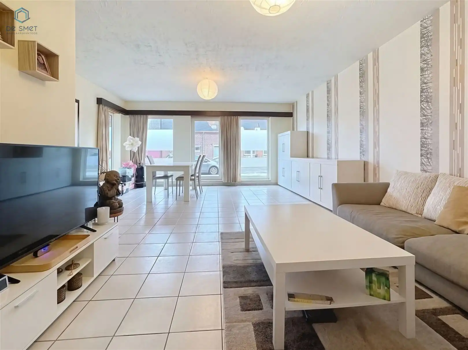 Ruim gelijkvloers appartement met tuin in Woubrechtegem foto 3