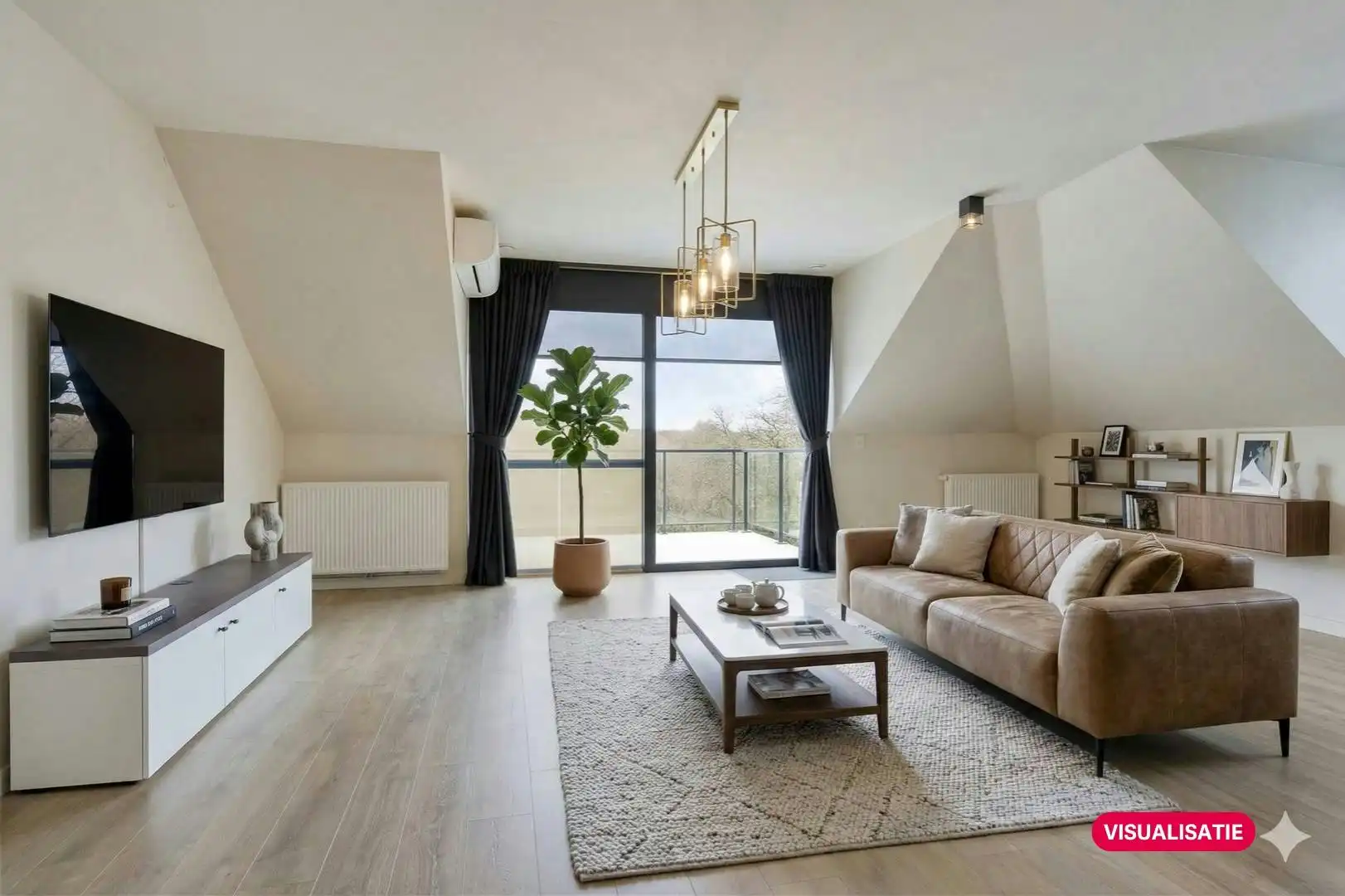 Luxe penthouse met drie slaapkamers te koop in Brakel foto {{pictureIndex}}