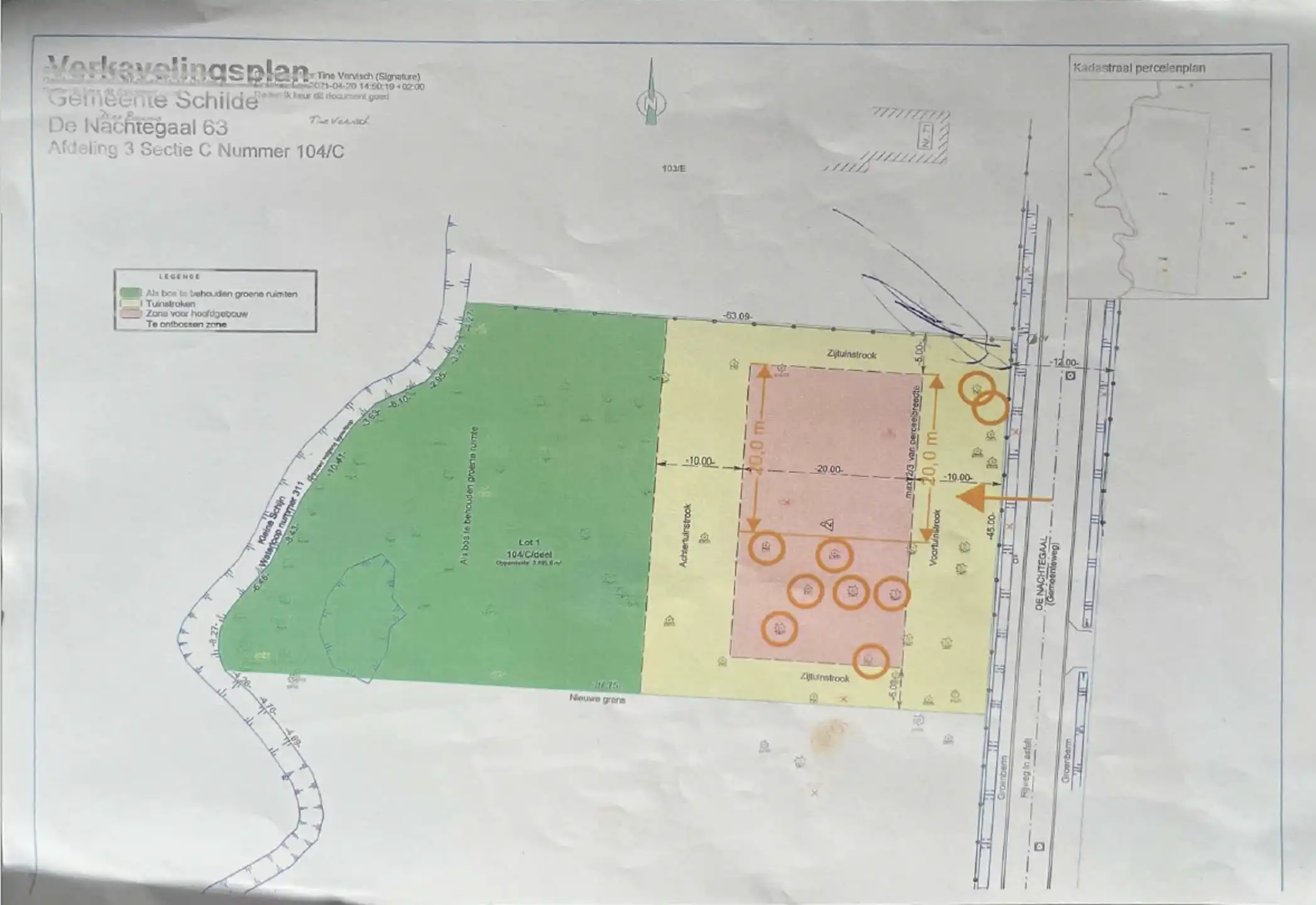 Extra brede bouwgrond in een groene oase foto 14