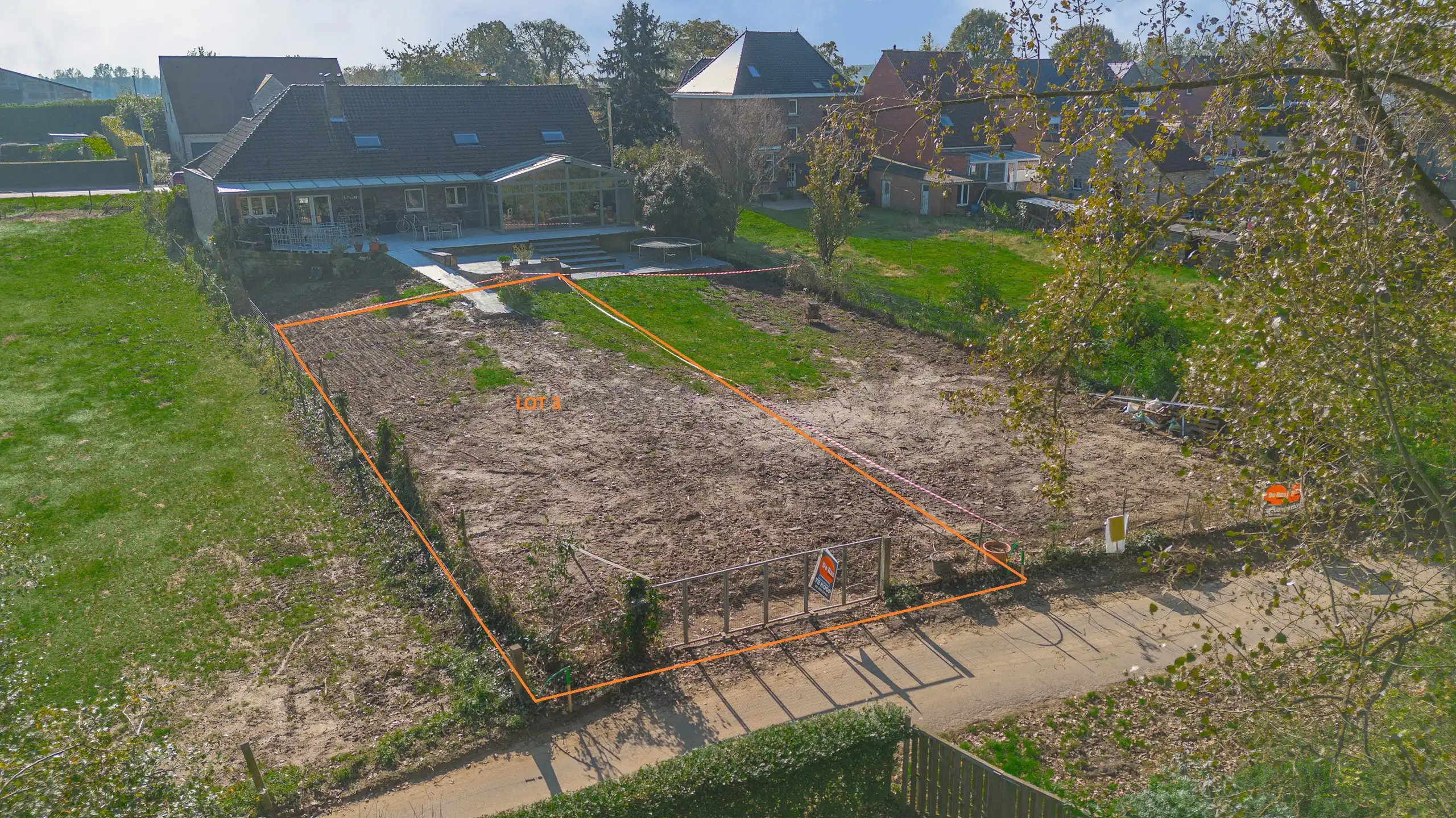 SMETLEDE - Bouwgrond voor HOB op uiterst rustige ligging  foto {{pictureIndex}}