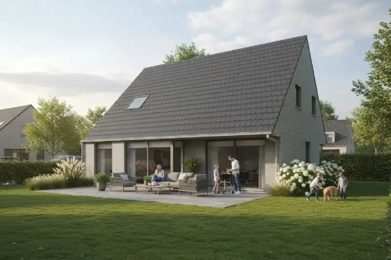 Nieuw te bouwen alleenstaande woning te Torhout. foto 2