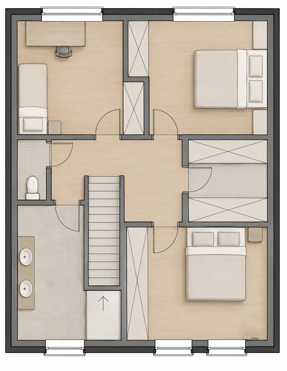 Halfopen nieuwbouwwoning in doodlopende straat foto 5