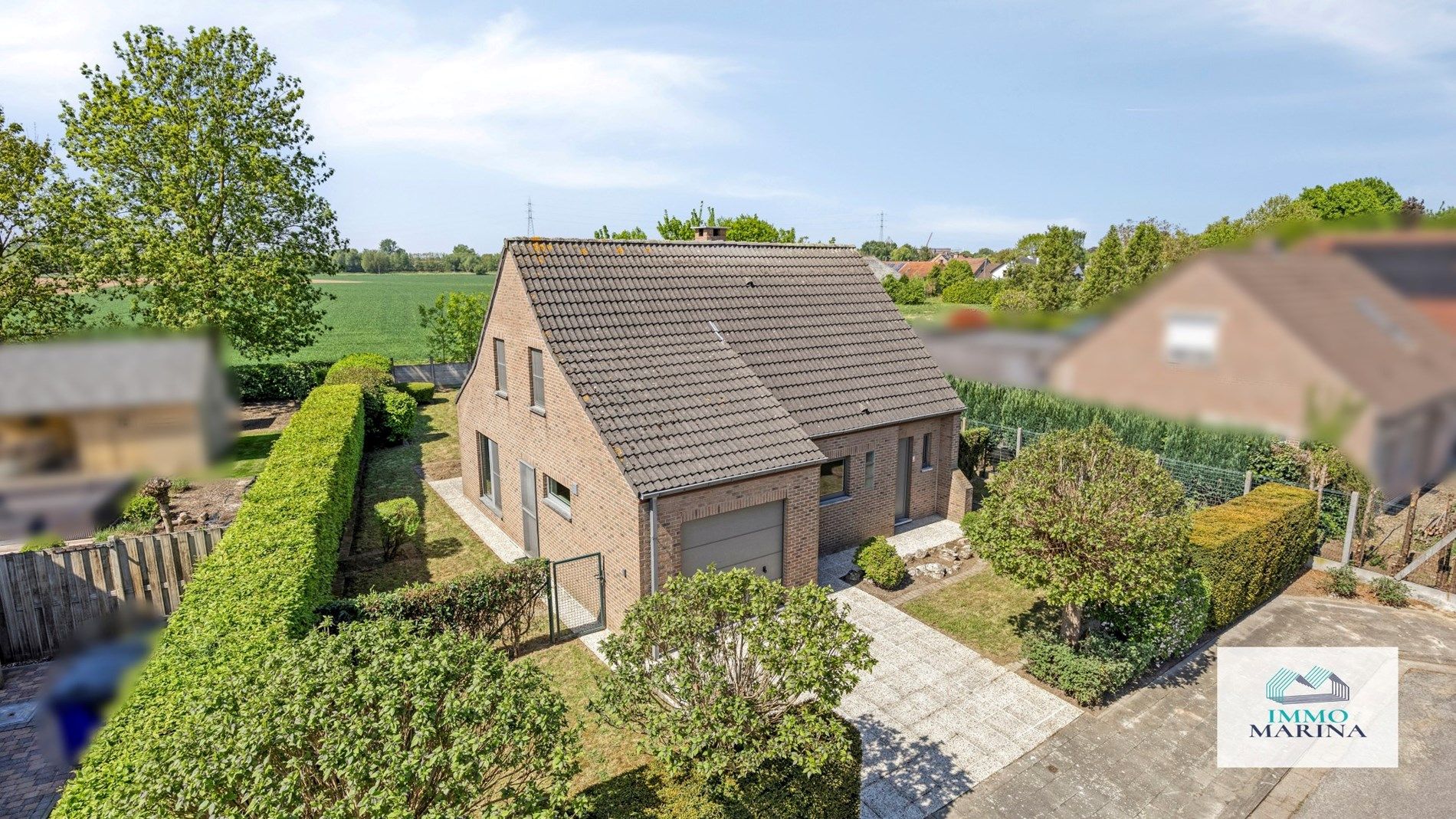 Hoofdfoto van de publicatie: Zeer rustig gelegen instapklare 3 slpk woning met weids zicht te Wilsele 