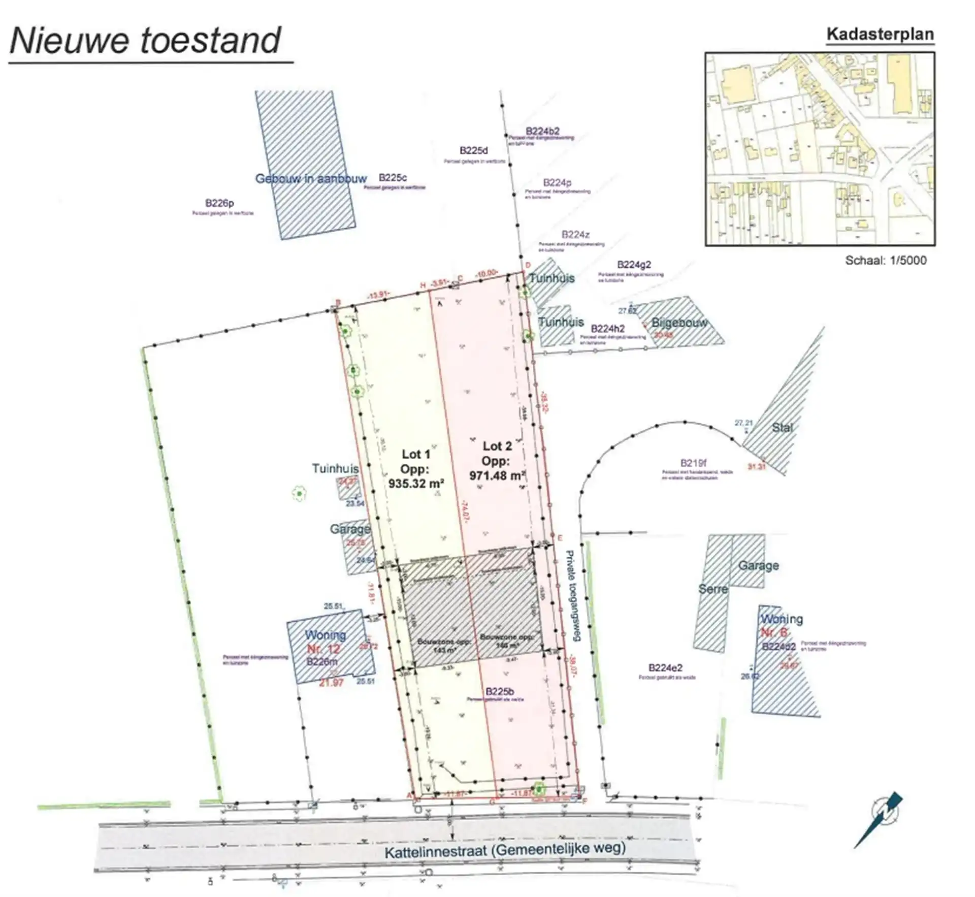 Bouwgrond voor halfopen bebouwing (lot 1) - 935m² foto 2