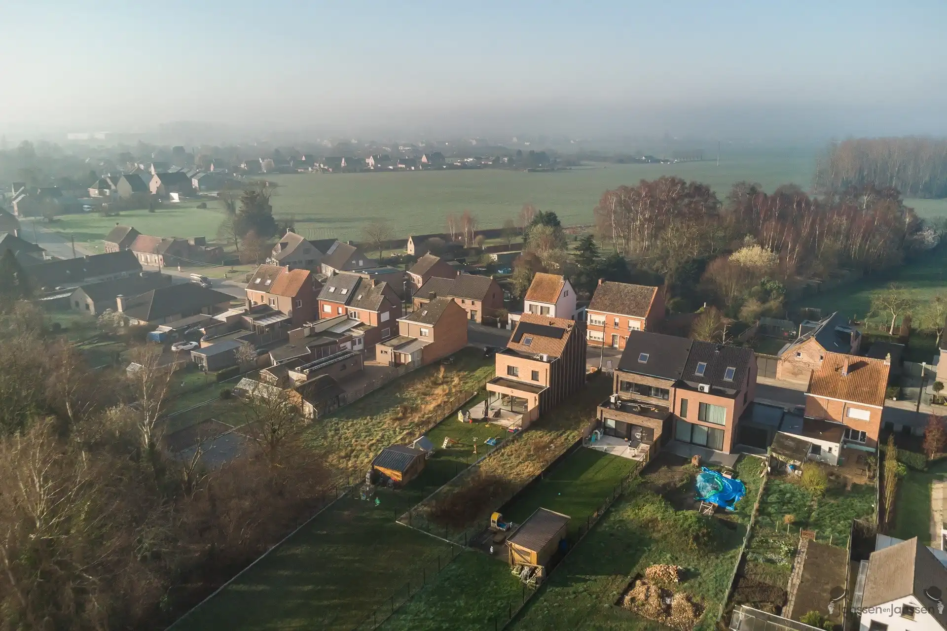 Bouwgrond gesloten bebouwing rustige ligging met prachtig groen uitzicht foto 8