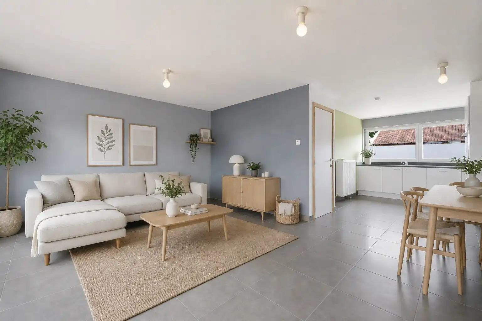 Opbrengsteigendom, bestaande uit 2 appartementen, in het centrum van Staden foto 3