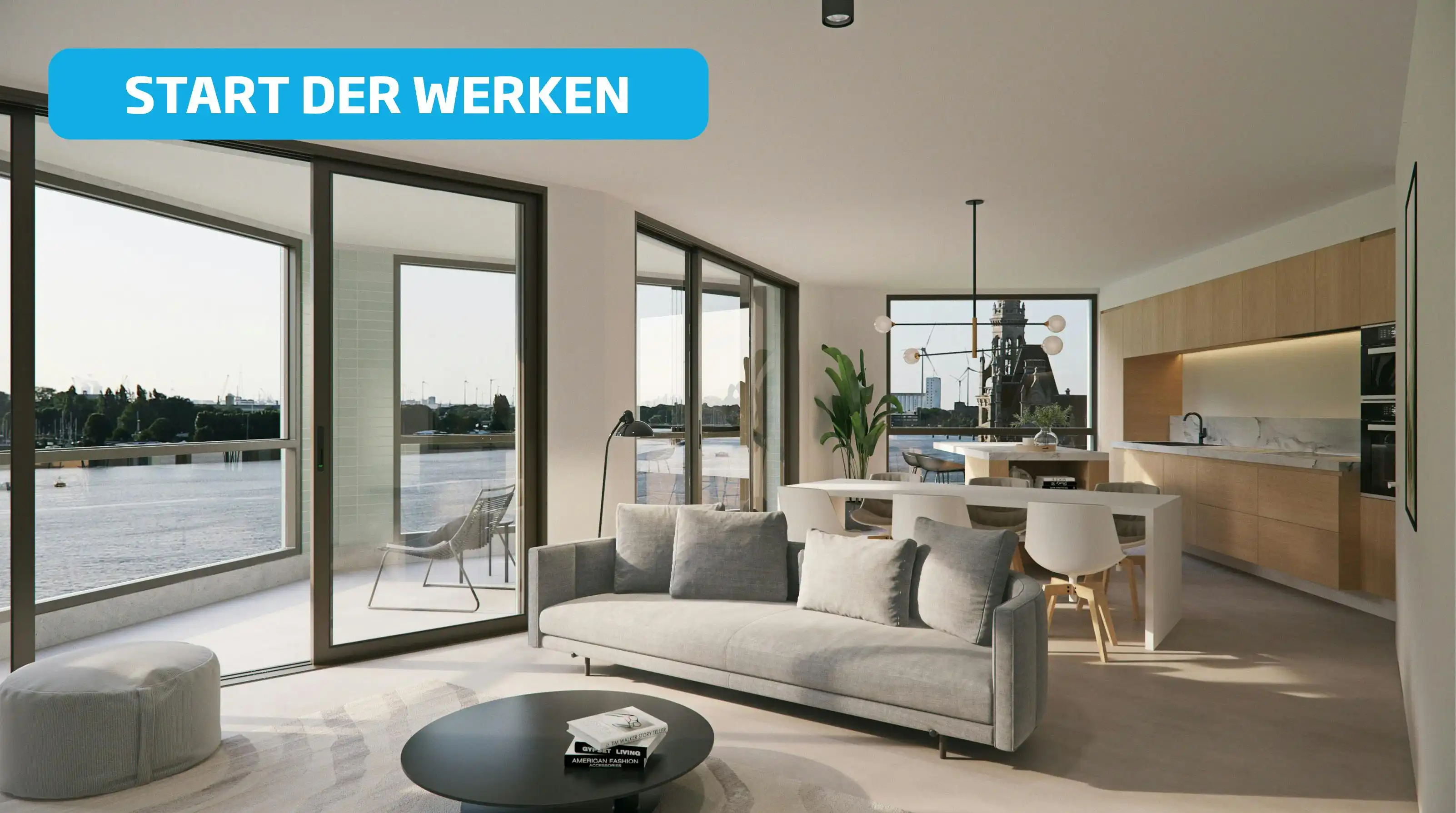 A0401 Rivert nieuwbouwappartement te Antwerpen foto {{pictureIndex}}