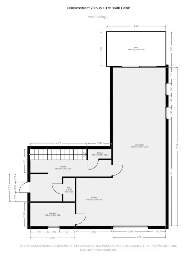 UITZONDERLIJK RUIM DUPLEX APPARTEMENT (H.O.B) foto 13
