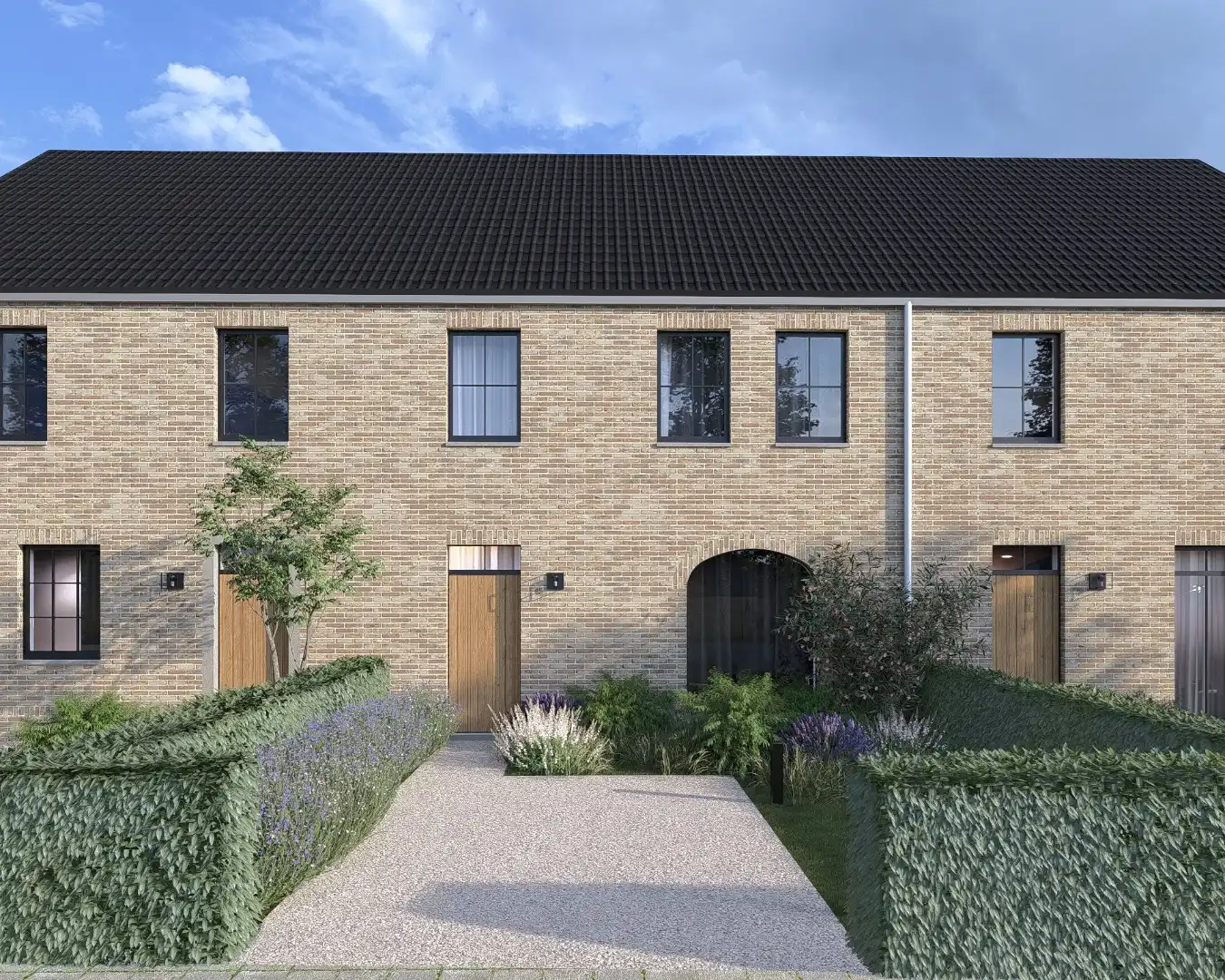 Charmante nieuwbouwwoning, in een kleinschalig project van 3 woningen, op een perceel van 3a38ca! foto 2