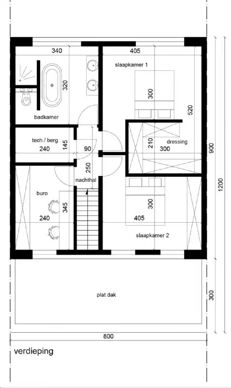 Nieuw te bouwen gesloten woning met vrije keuze van architectuur te Ieper. foto 4
