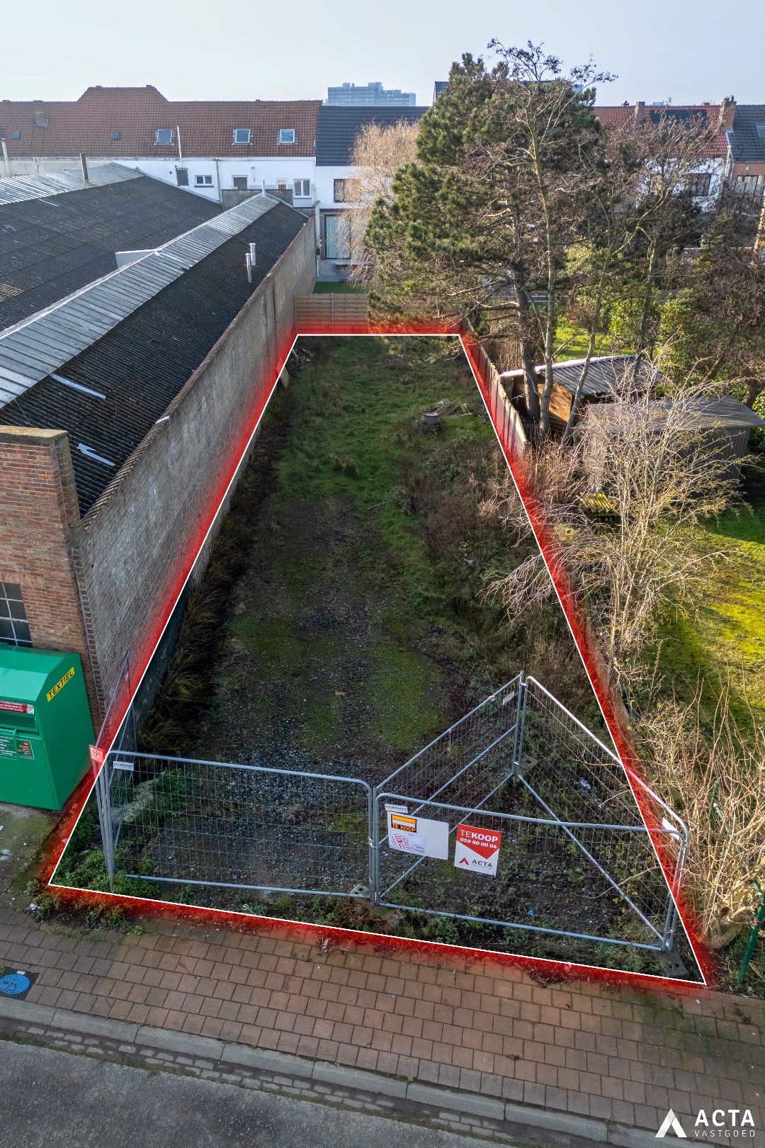 Perceel bouwgrond met oppervlakte van 313m² in Stene foto 2