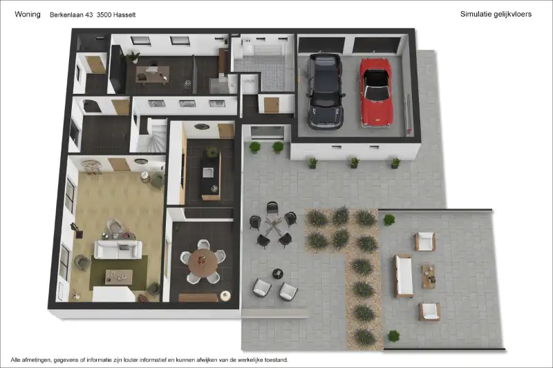 Landelijk&nbsp;ingerichte villa op exclusief en rustig gelegen perceel met een straatbreedte van 38m terug te vinden in één van de meeste geliefde Hasseltse buurten 'Berkenveld' foto 27