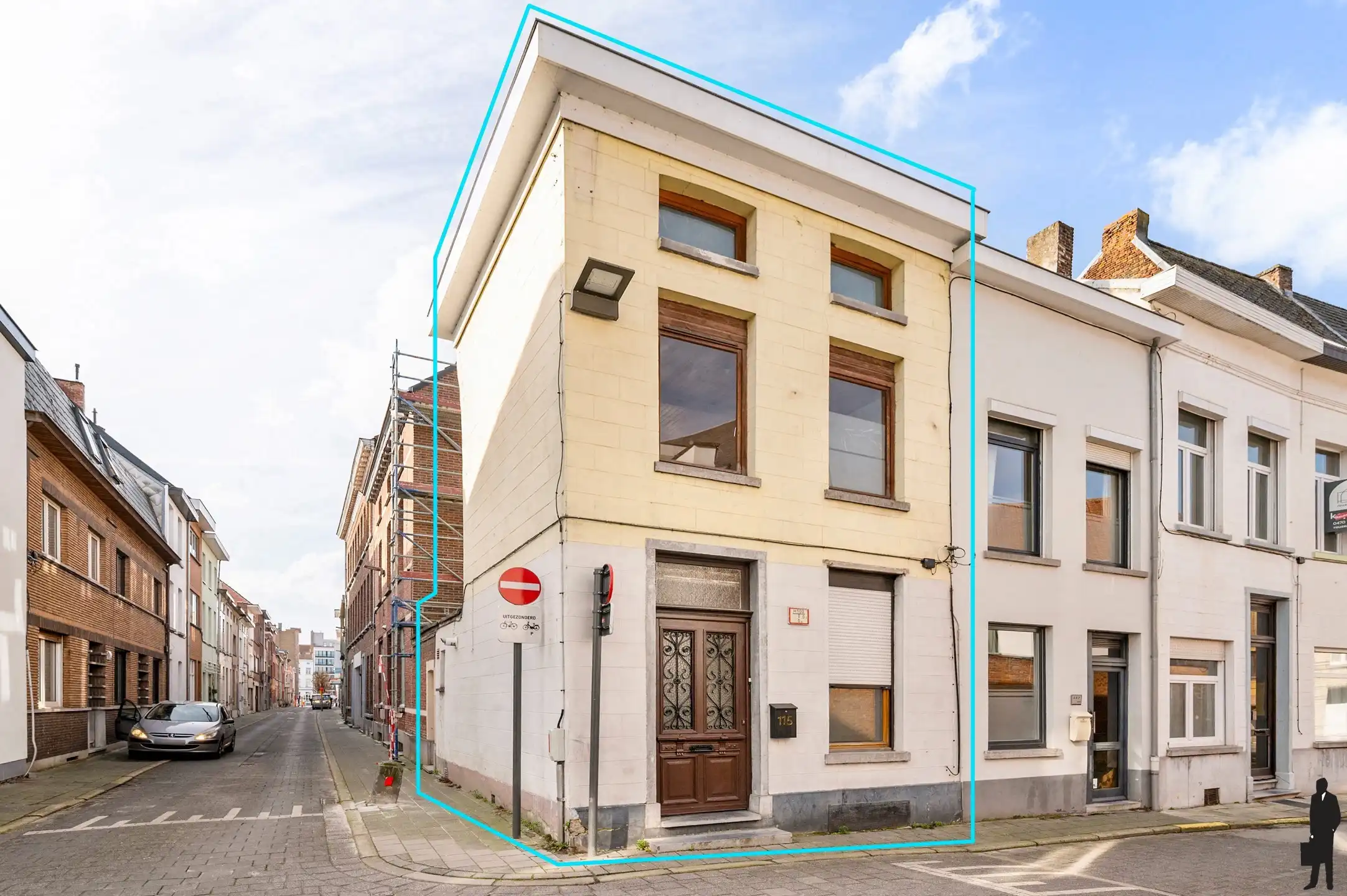 Hoofdfoto van de publicatie: Charmante renovatiewoning op topligging, pal in het centrum van Mechelen.