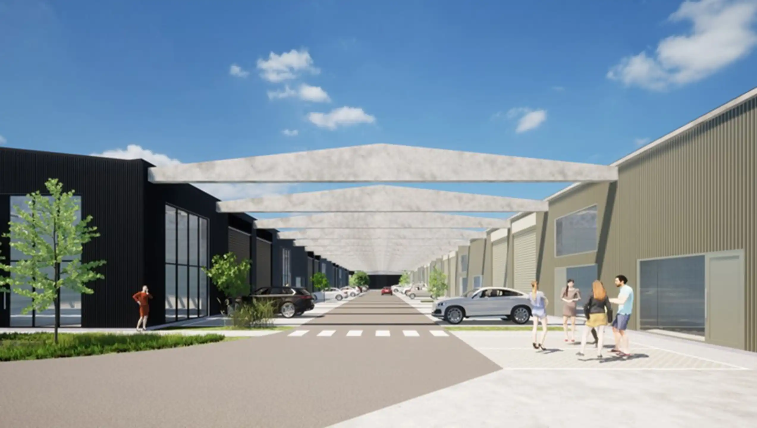 Te Koop : Nieuwbouwmagazijnen vanaf 142m²  op voormalige Martal-site in Sint-Katelijne-Waver. foto 9