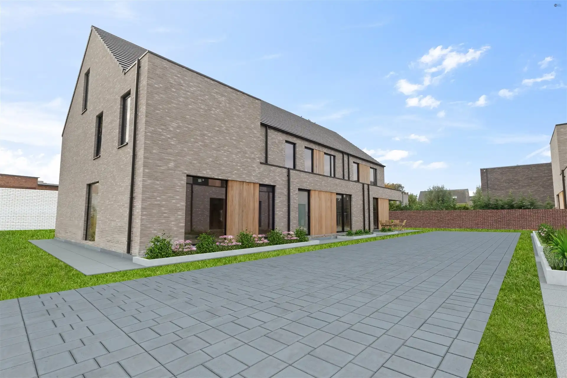 Ruime rijwoning met uitweg langs achter foto 8