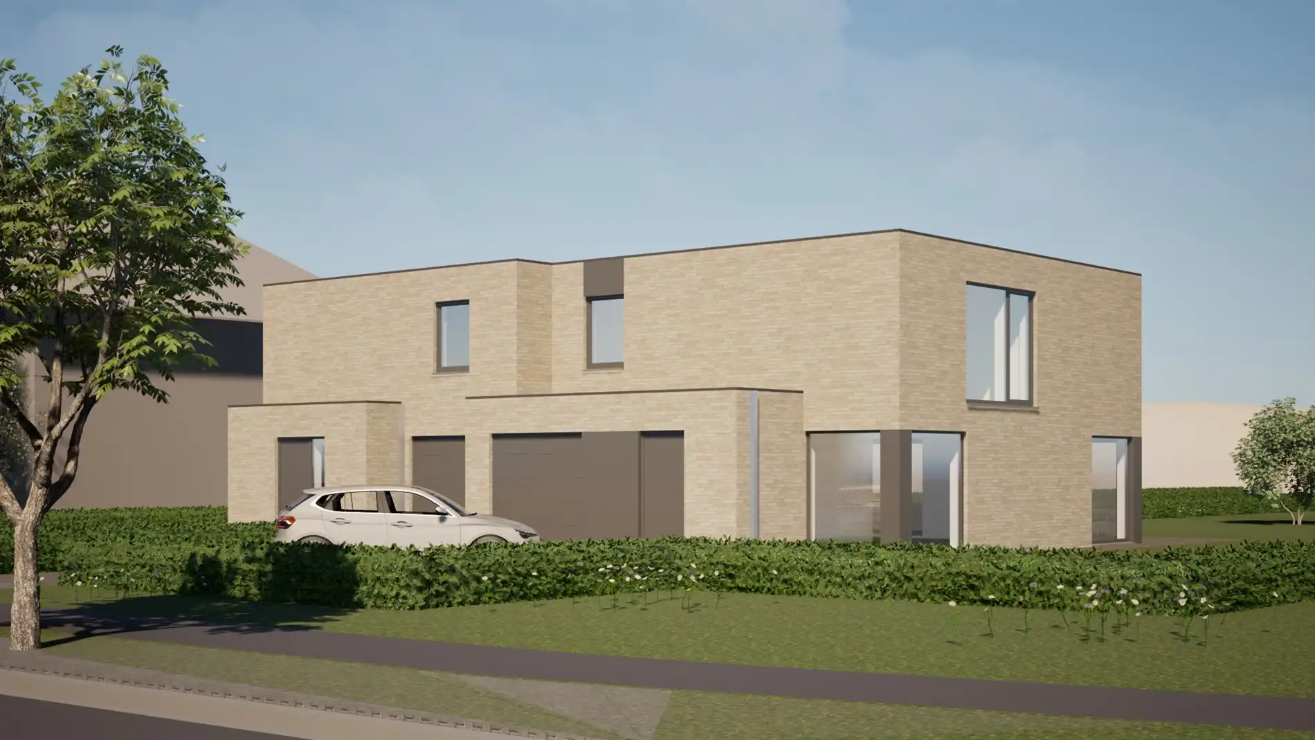 Ruime halfopen bebouwing op 851 m² met landelijke verzichten te Torhout foto {{pictureIndex}}