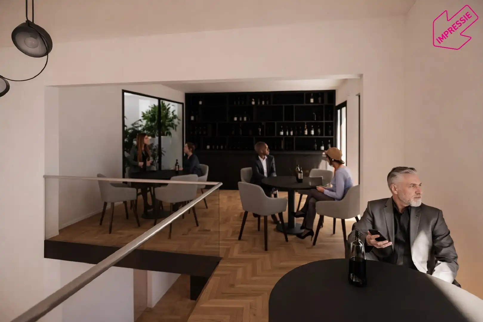 Exclusief Handelsgelijkvloers/Kantoor met Mezzanine – Hoekligging Montignystraat / Amerikalei foto 2