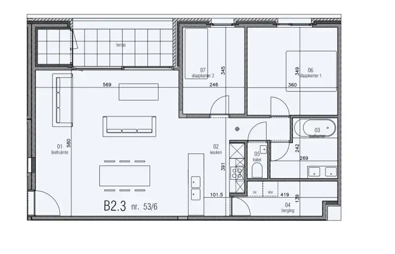 Pastoor Claeysstraat 53 bus 6 -  9200 Sint-Gillis foto 15