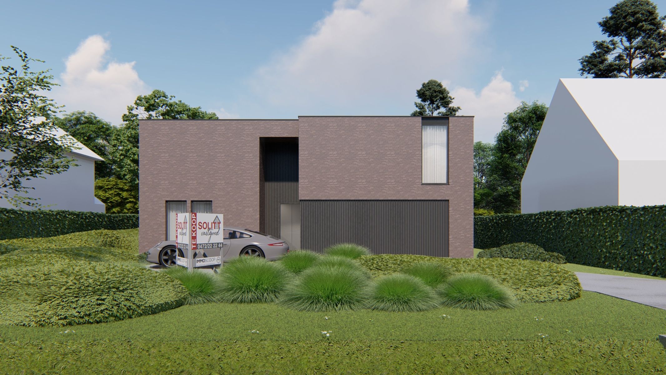 Semi-casco moderne nieuwbouw villa met o.a. 4 slpk en kantoor foto 25