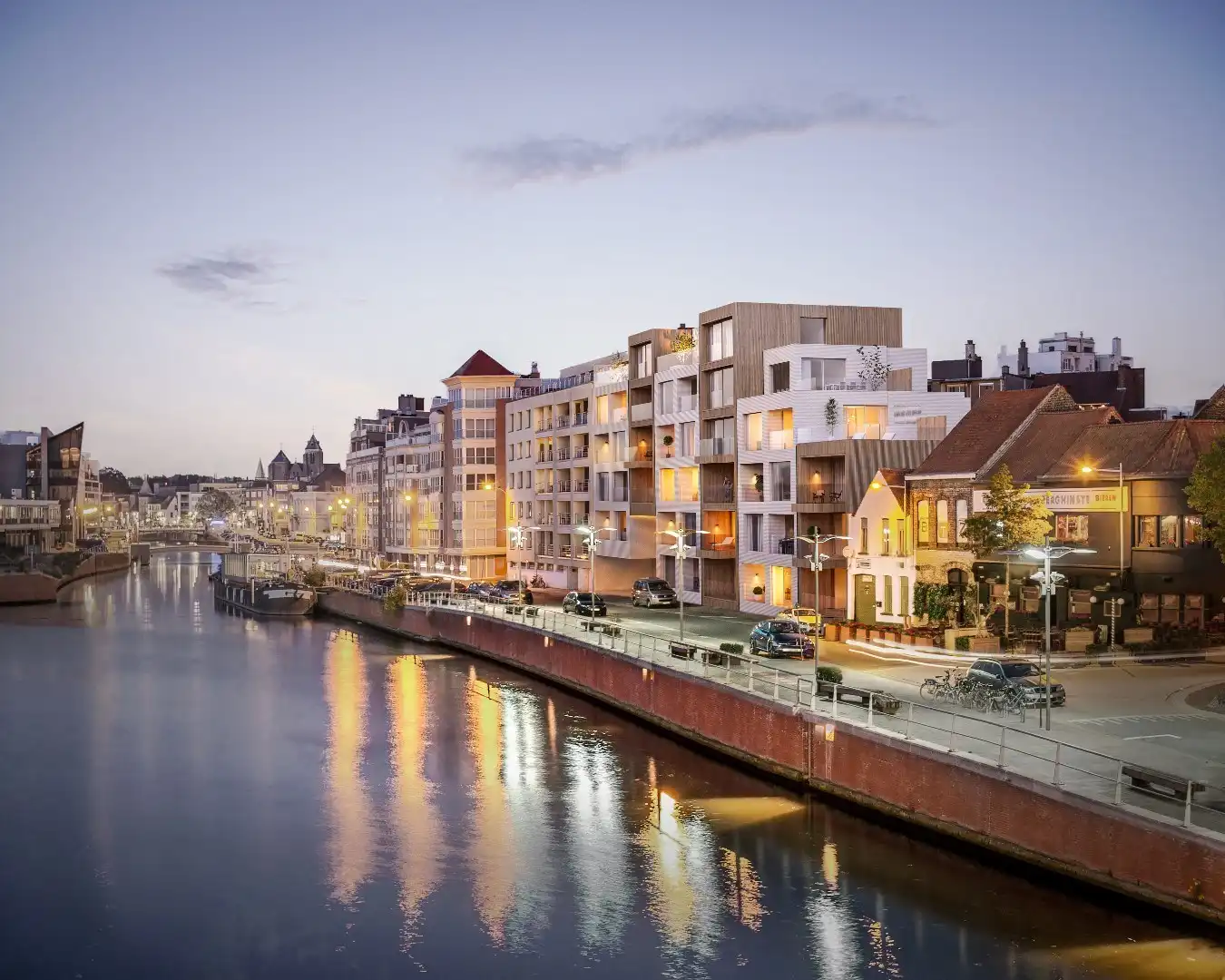 Verhuurd Appartement ( 93,1 m²) aan de Leie met 2 kamers en een terras (van 5,2 m²) foto 12