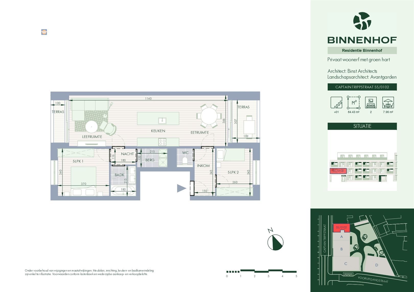 Modern appartement op de eerste verdieping met twee slaapkamers foto 6