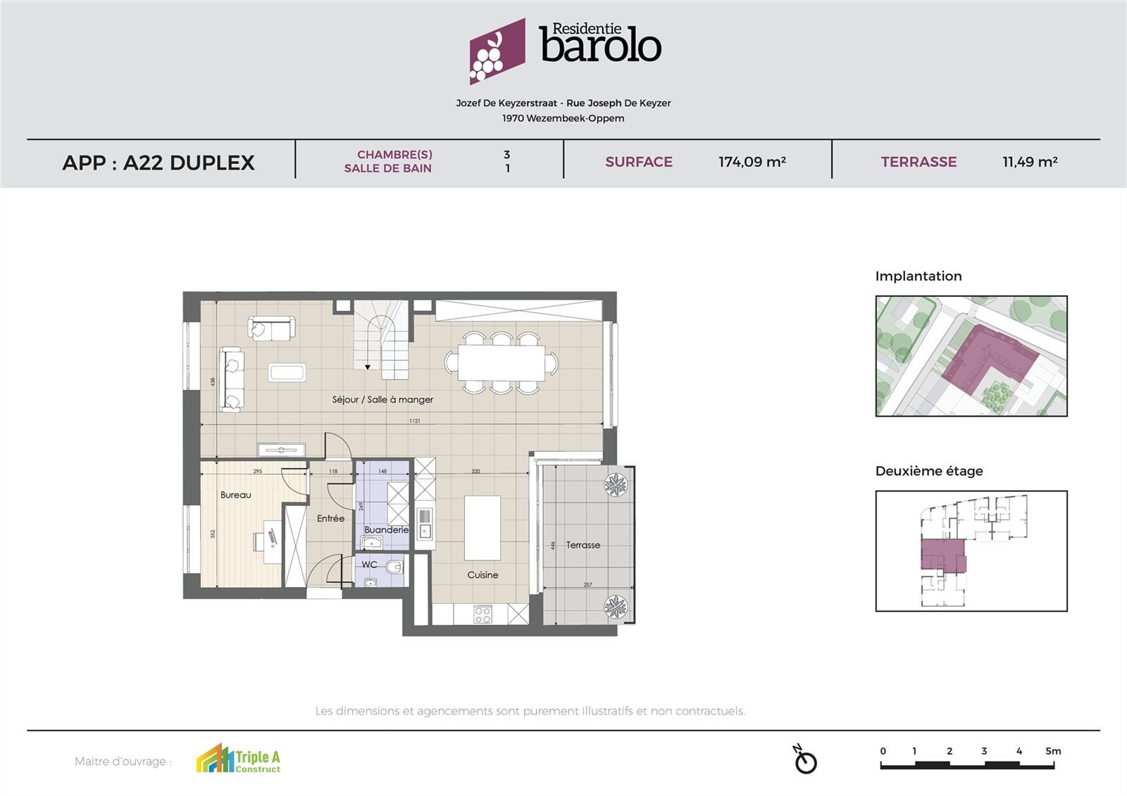 Ruim nieuwbouw duplex gelegen op de tweede verdieping met zuidgericht terras.  foto 4