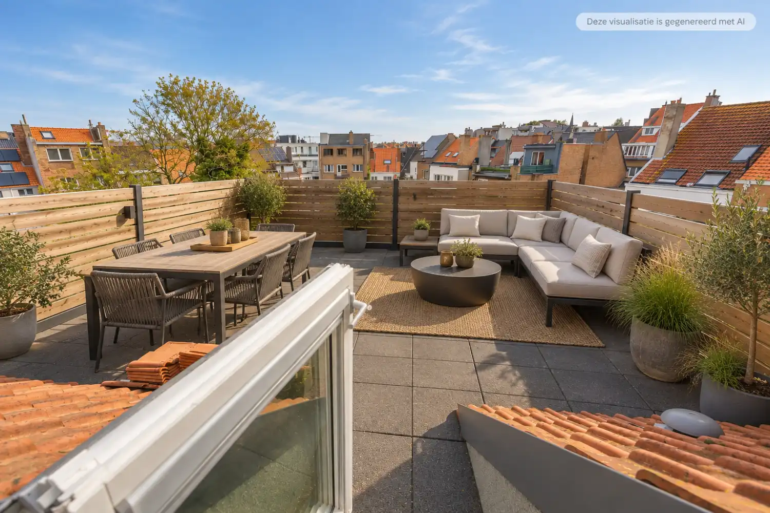 Ruime en lichtrijke duplex met 3 slaapkamers en groot terras in Oostende foto 15