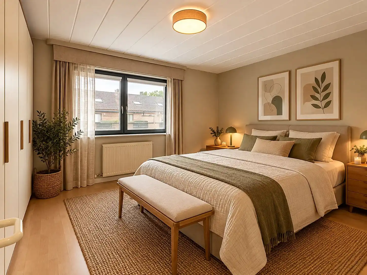 Ruim appartement met 2 slaapkamers, 2 staanplaatsen en 3 kelders foto 24