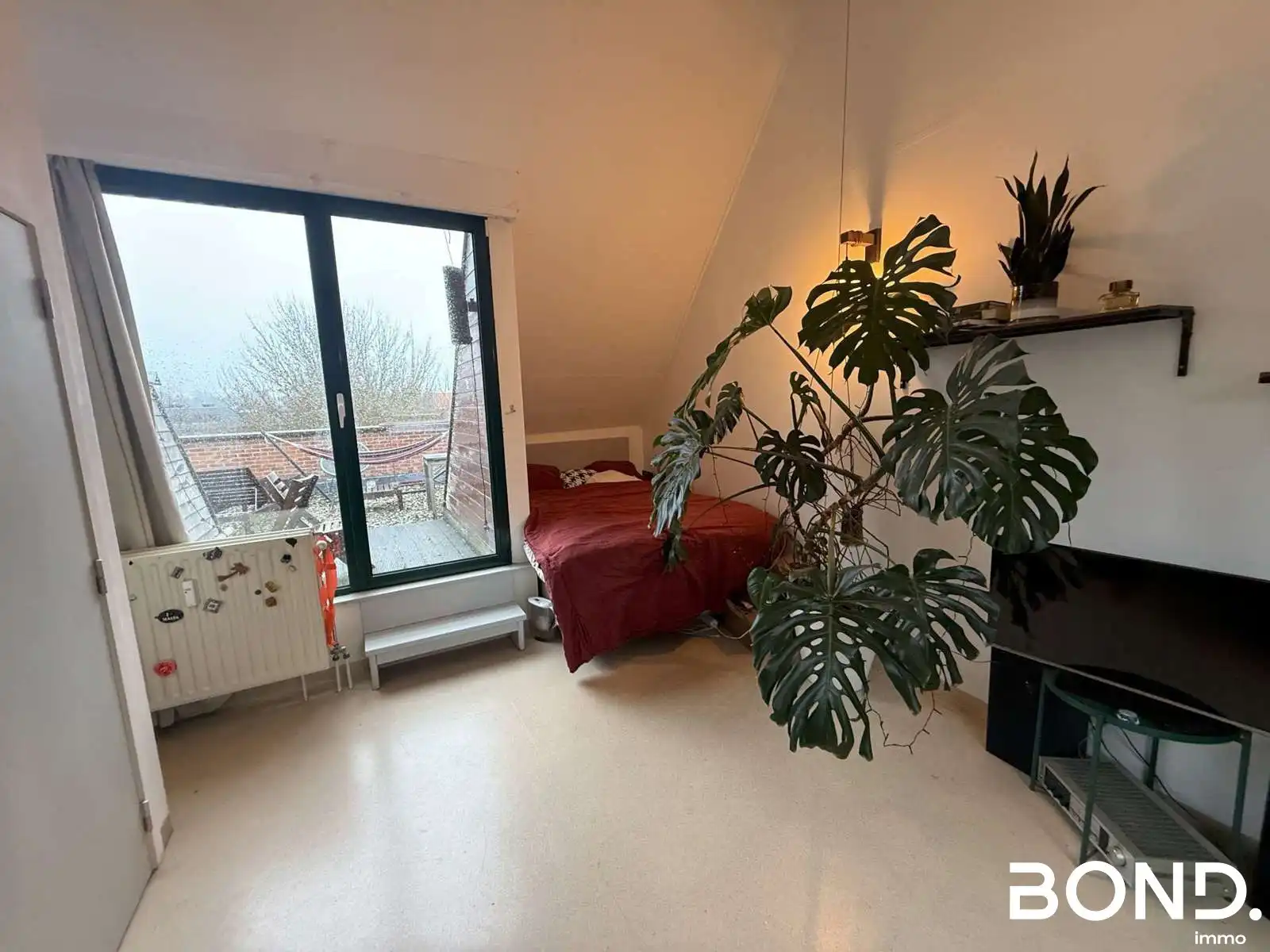 Duplex met zonnig dakterras, aparte kamer en parking  foto 10