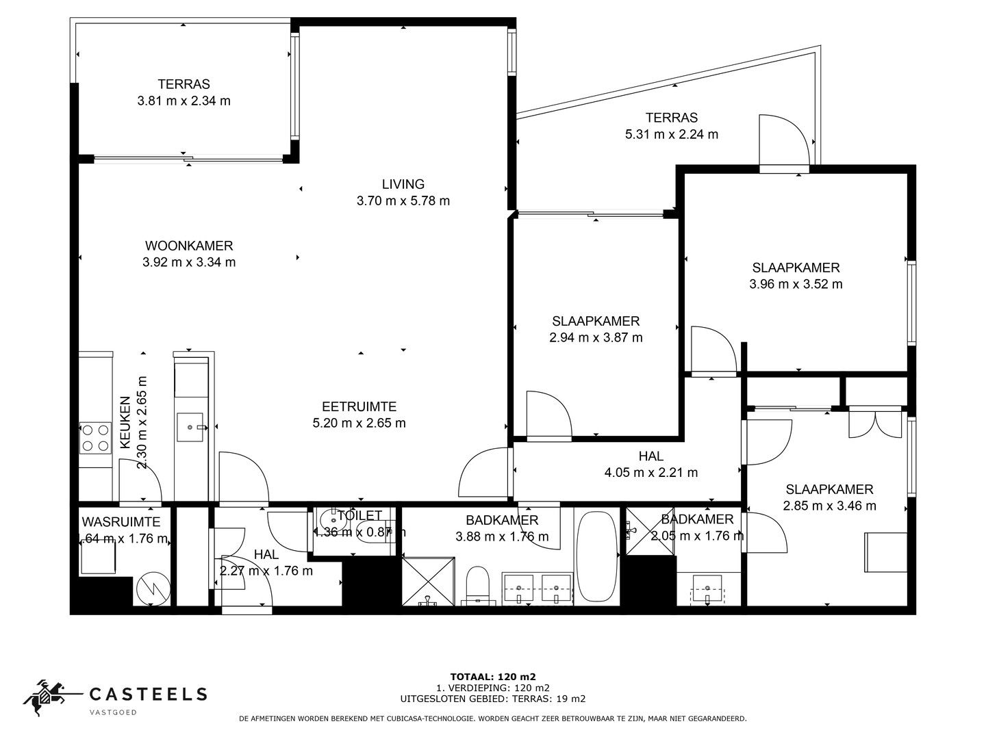 Uitzonderlijk appartement op unieke rustige locatie te Gent! foto 24