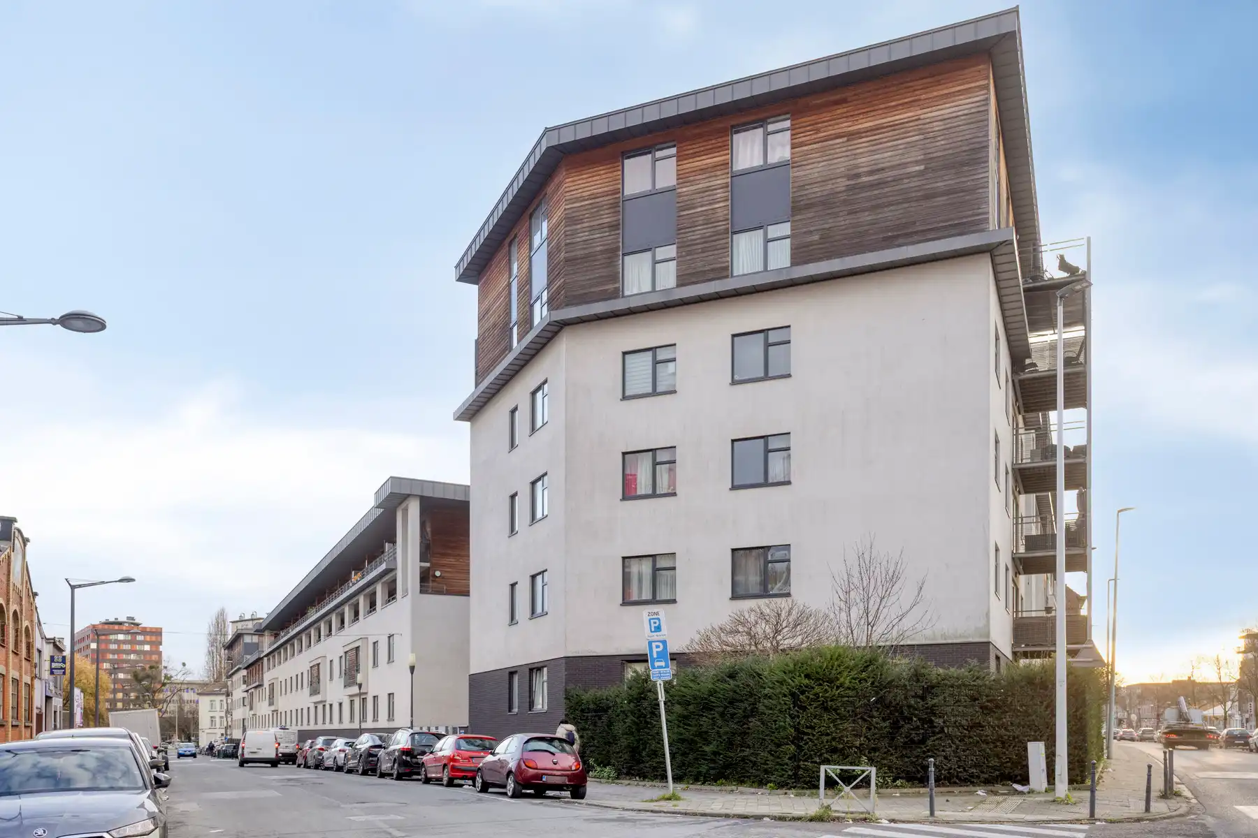 Leemans Immobiliën biedt u dit energiezuinige appartement aan met een adembenemend uitzicht over Brussel. foto 3