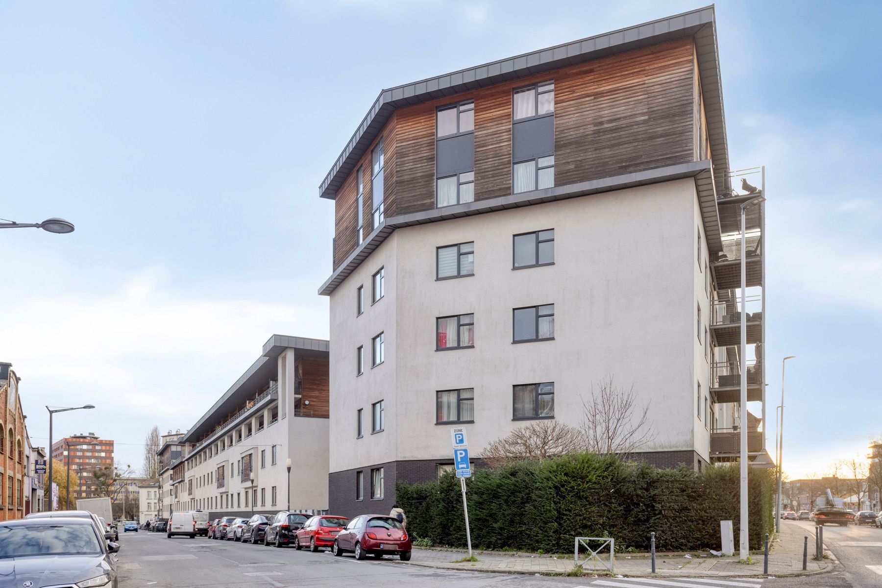 Leemans Immobiliën biedt u dit energiezuinige appartement aan met een adembenemend uitzicht over Brussel. foto 3