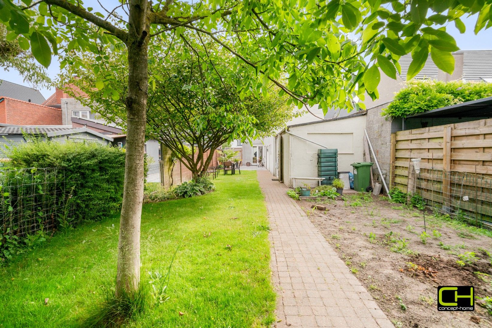 Halfopen bebouwing met tuin te koop in Sleidinge foto 18