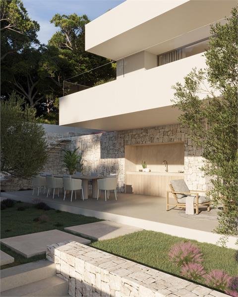 Nieuwbouw Villa In Moraira met uitzicht op zee foto 11