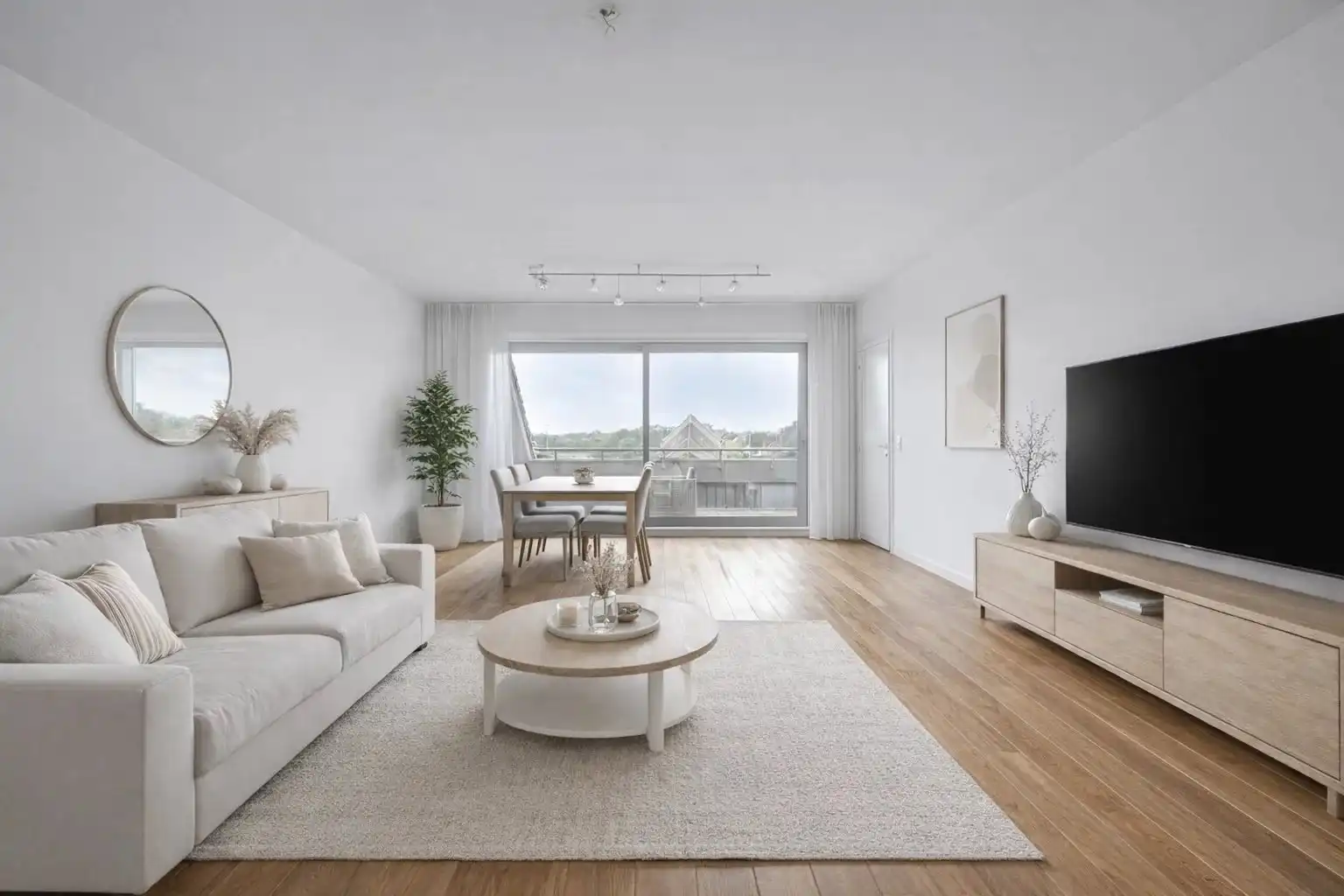 RIANT APPARTEMENT VAN 144M² MET 3 SLPK'S IN HASSELT foto {{pictureIndex}}