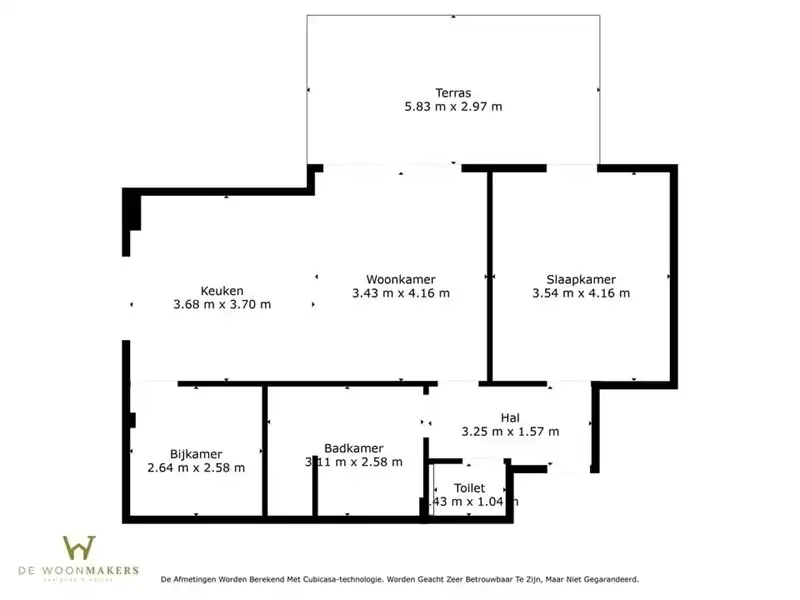 CENTRAAL GELEGEN APPARTEMENT MET RUIM TERRAS EN GARAGEBOX IN SINT-TRUIDEN foto 29