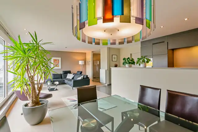 Exclusief duplex-appartement met 3-slk en riant terras op gegeerde ligging aan de Visserij foto 9