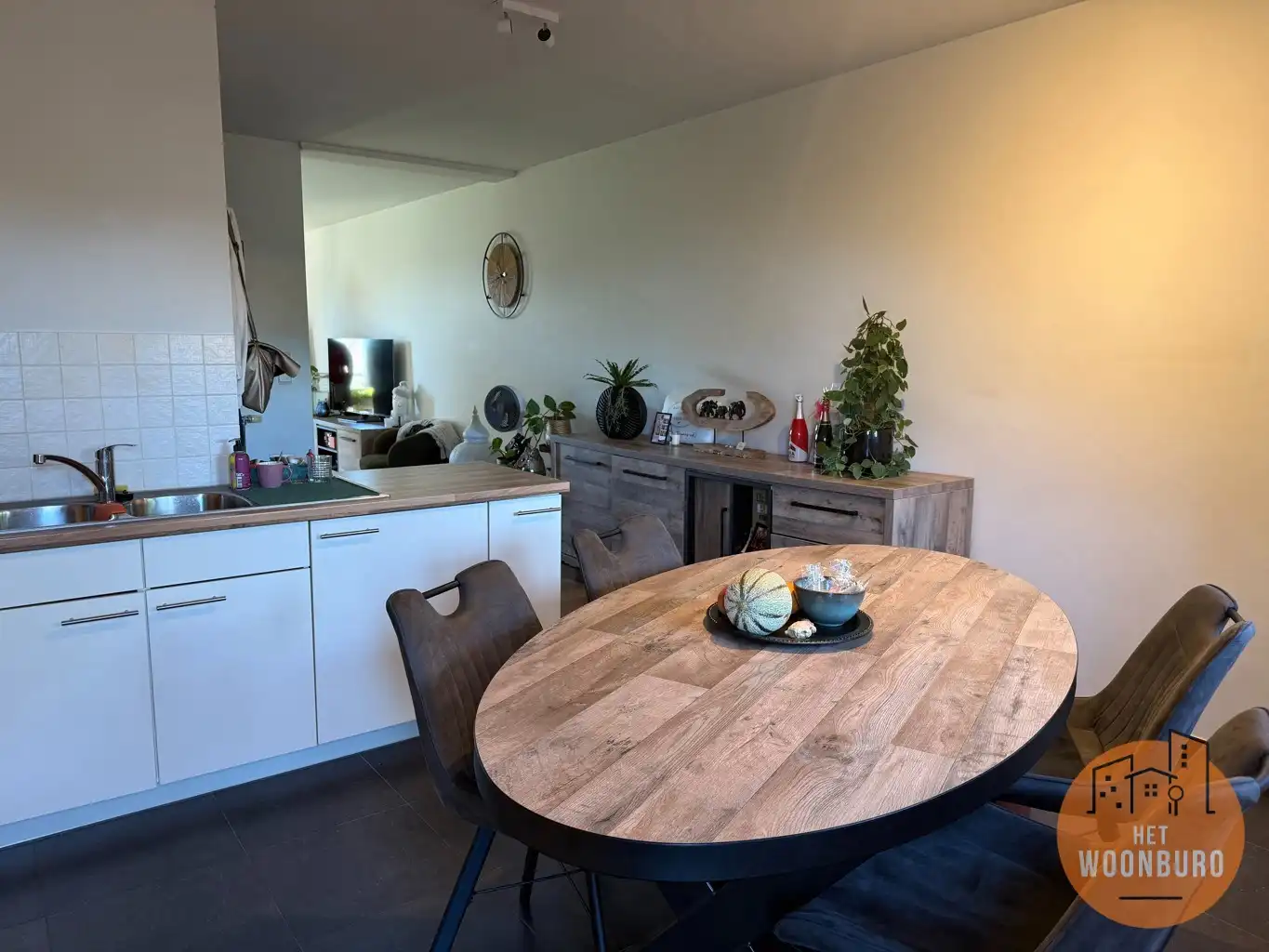 Triplex appartement met 3 slpks, bureel, garage en terras foto 6