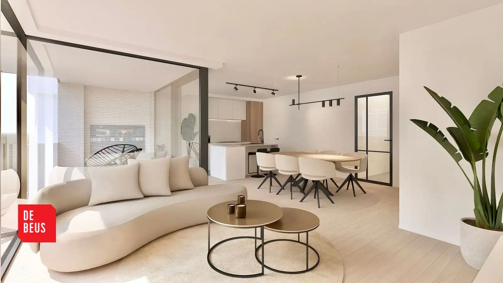 Luxueus nieuwbouwappartement met 2 slaapkamers en terras foto {{pictureIndex}}