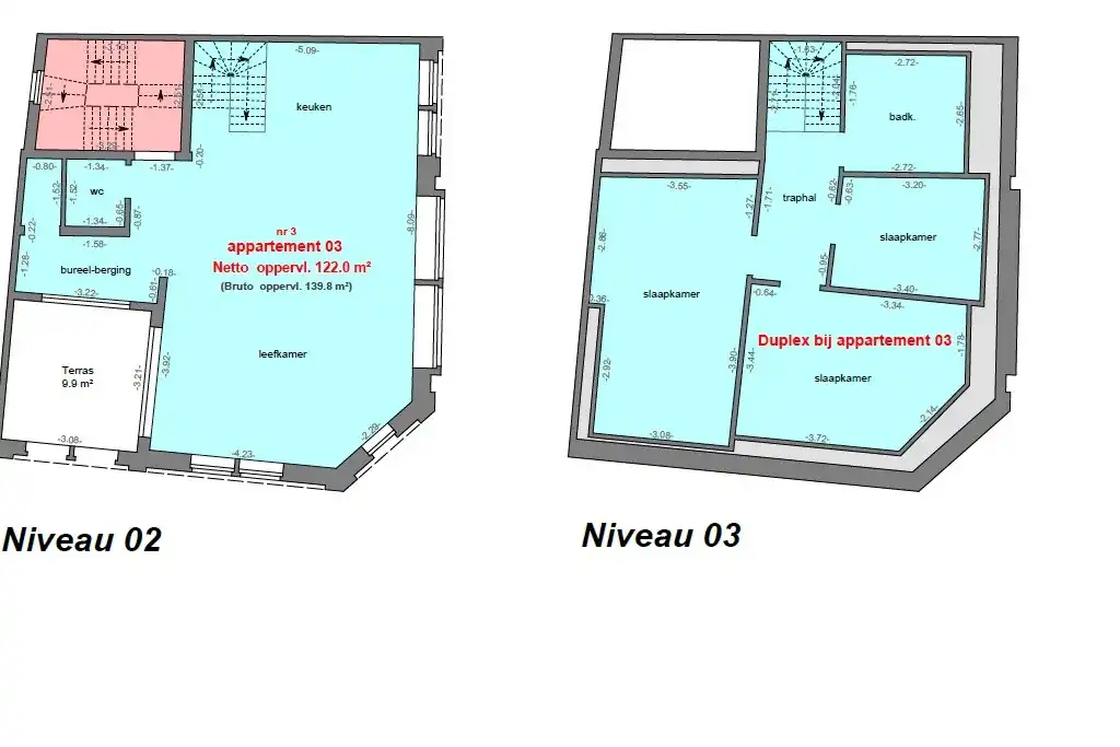 Stijlvol gerenoveerd duplex 3 slaapkamerappartement  met terras foto 18