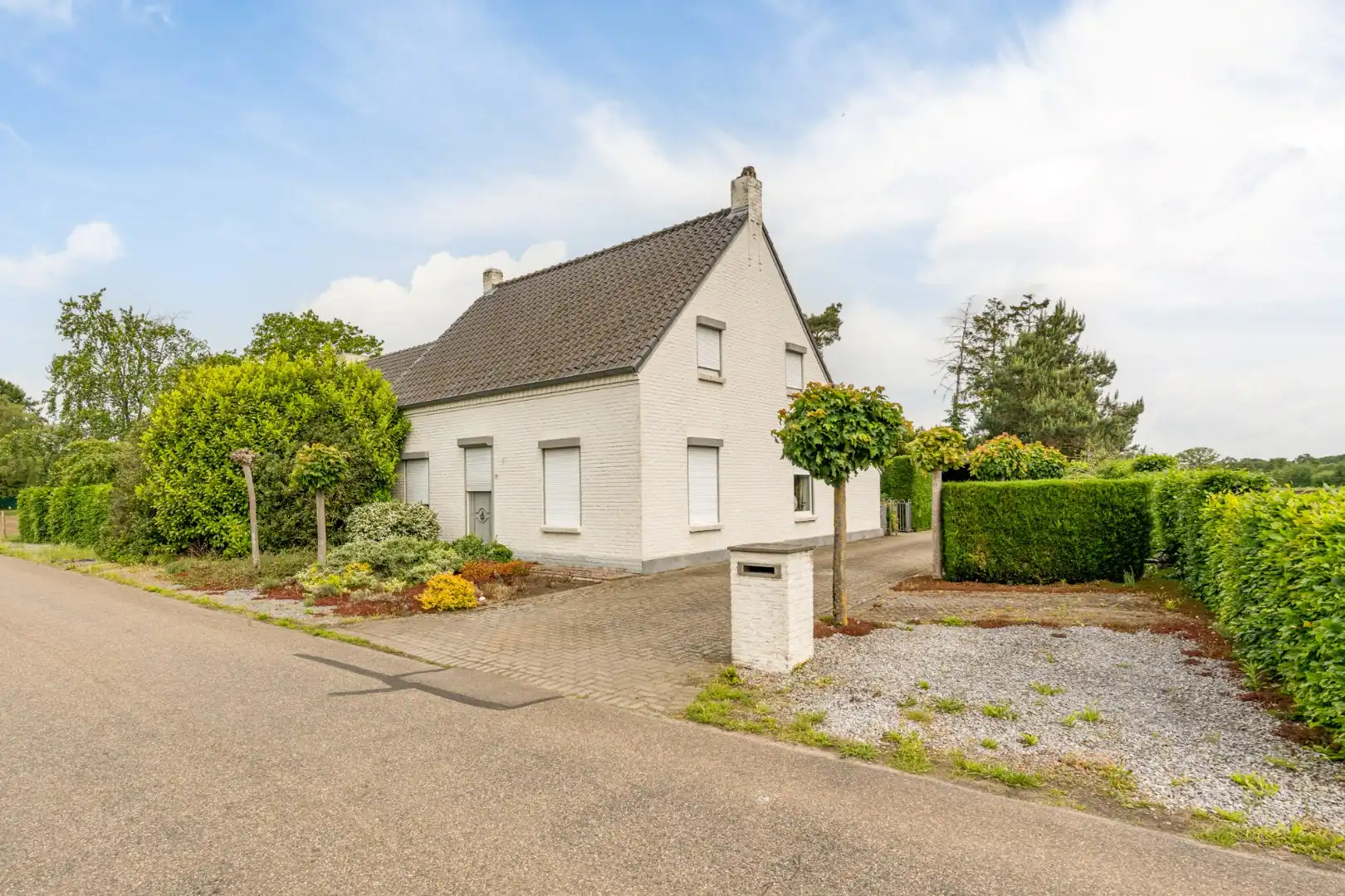 Hoofdfoto van de publicatie: Ruime, zeer rustig gelegen woning op een perceel 29a90ca te Molenbeersel - een deelgemeente van Kinrooi! 