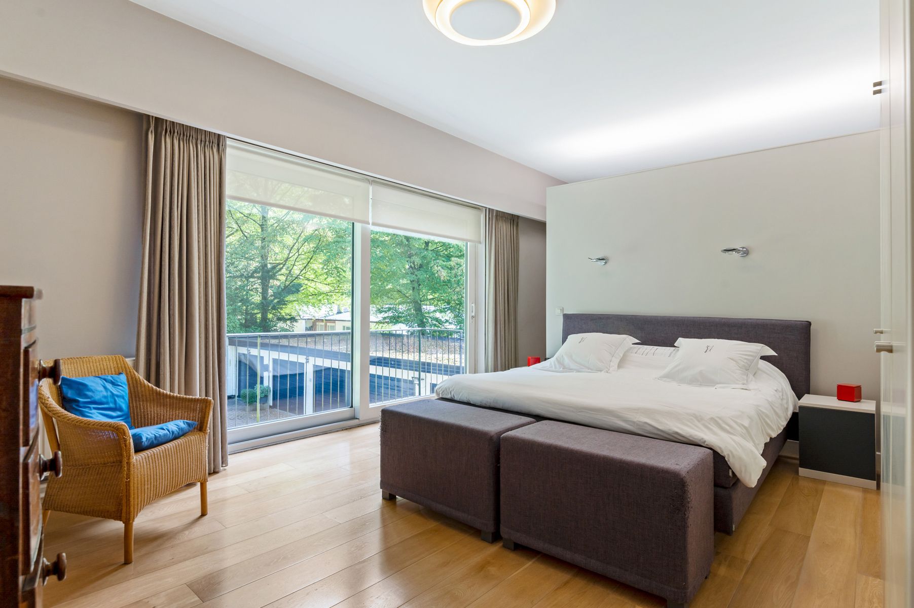 Wonen in het groen: luxueus app. met terrassen & garage foto 12